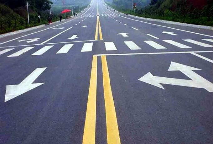 承接小区划线消防画线道路画线