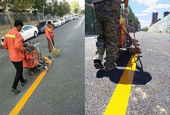哈尔滨双组份道路划线、厂区划线