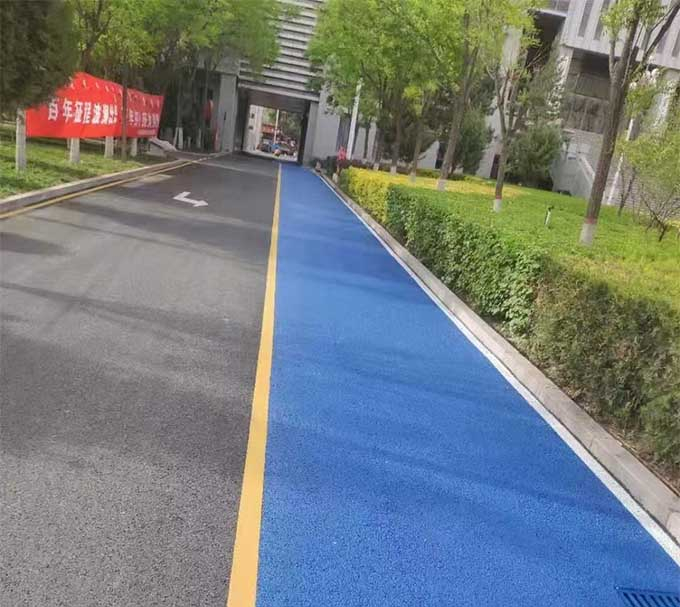 哈尔滨沥青路面改色翻新 原色改换彩色 颜色丰富