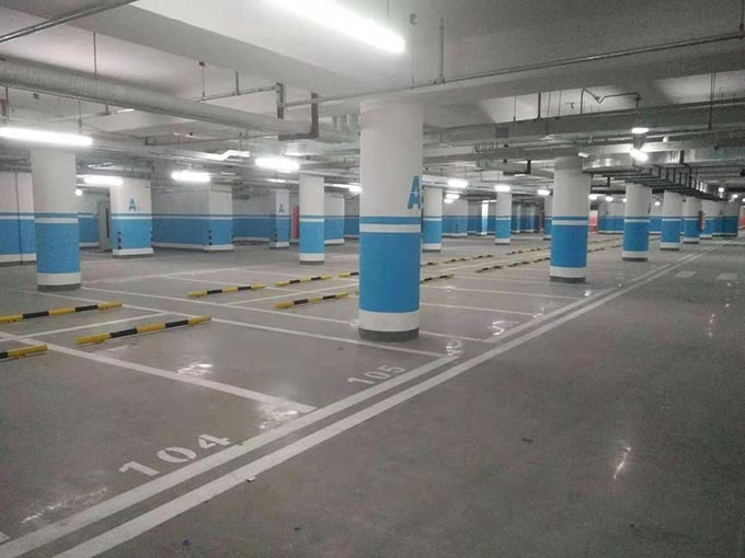 哈尔滨车位划线 商业区道路划线