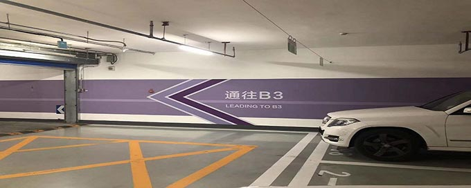哈尔滨停车场划线 小区热熔划线